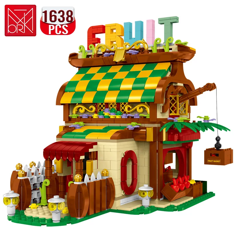 Creative Architecture Building Blocks City Fruit Shop House Bricks Construction Toys for Adult 1638 Pieces
Creative Architecture Building Blocks City Fruit Shop House Bricks Construction Toys for Adult 1638 Pieces