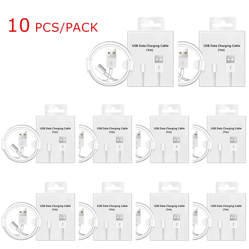 10 PCS 1m 2m USB Charging Data Cable for iPhone 8 7 6 6S Plus X XR XS 11 12 13 Pro Max 5 Fast Charger Cord Cable With Retail Box
10 PCS 1m 2m USB Charging Data Cable for iPhone 8 7 6 6S Plus X XR XS 11 12 13 Pro Max 5 Fast Charger Cord Cable With Retail Box