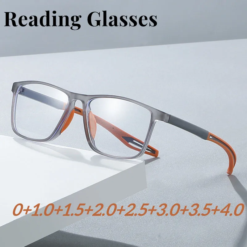 Fashion Sport Reading Glasses Ultralight TR90 Frame Presbyopia Eyeglasses Men Women Anti Blue Light Far Sighted Diopter Eyewear
Fashion Sport Reading Glasses Ultralight TR90 Frame Presbyopia Eyeglasses Men Women Anti Blue Light Far Sighted Diopter Eyewear