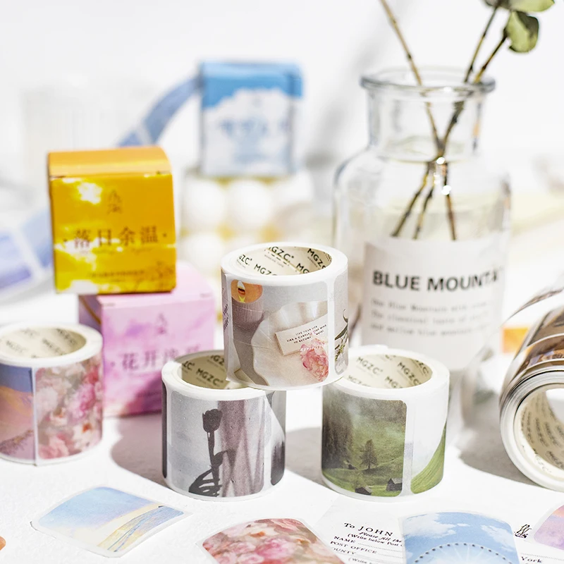 Yoofun 100 шт./рулон, Всесезонная Васи-лента для скрапбукинга, дневника, коллажа, нежелательного журнала, Маскировочная лента, наклейки, клейкие ... 
Yoofun 100 шт./рулон, Всесезонная Васи-лента для скрапбукинга, дневника, коллажа, нежелательного журнала, Маскировочная лента, наклейки, клейкие ...