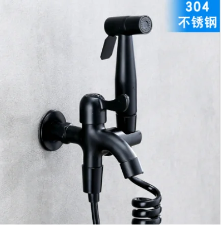 Hand Held Bidet Multi-function Sprayer Set Wall Mounted Water Outlet Faucet for Home Bathroom faucet
Hand Held Bidet Multi-function Sprayer Set Wall Mounted Water Outlet Faucet for Home Bathroom faucet
