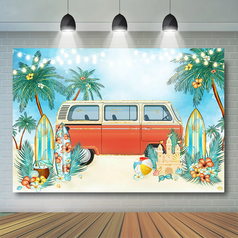 Mocsicka Summer School Bus Beach Backdrop Kids Cake Smash Birthday Coconut Decor Sea Surfboard Child Baby Photostudio Props
Mocsicka Summer School Bus Beach Backdrop Kids Cake Smash Birthday Coconut Decor Sea Surfboard Child Baby Photostudio Props