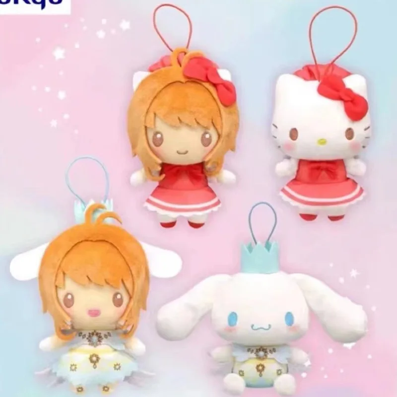 Новый продукт Sanrio My Melody Kuromi Cinnamoroll Sakura Cross гардеробная милая кукла подвеска рюкзак аксессуары для мальчиков и девочек Подарки 
Новый продукт Sanrio My Melody Kuromi Cinnamoroll Sakura Cross гардеробная милая кукла подвеска рюкзак аксессуары для мальчиков и девочек Подарки