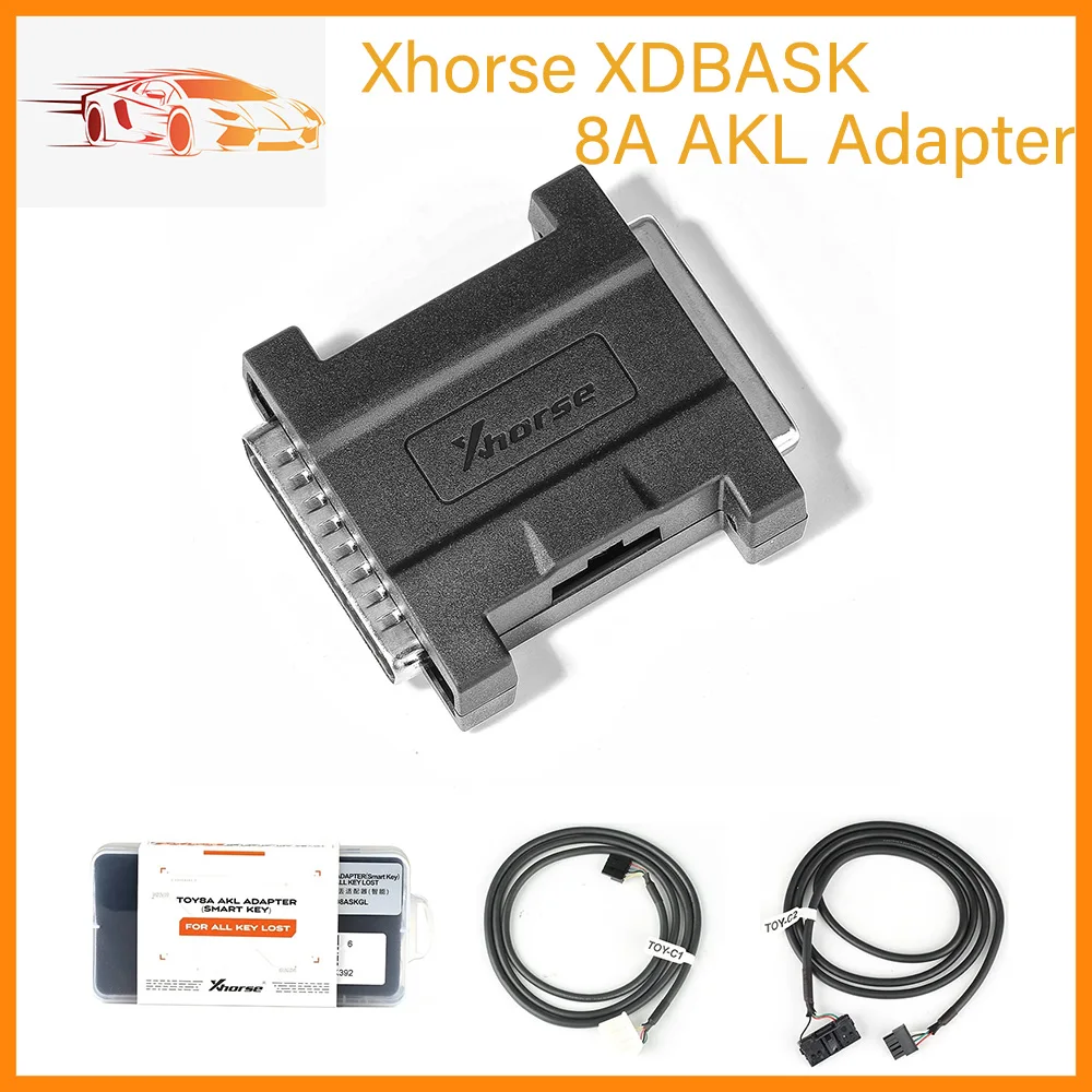 

Оригинальный адаптер Xhorse XDBASK для смарт-ключей Toyo-ta 8A AKL, все ключи для потери, работает с инструментом VDI Key Tool Plus, бесплатная доставка
