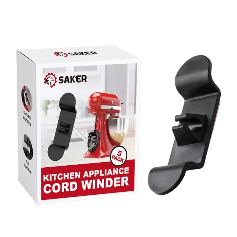 Saker 5/10/20pcs Cord Winder Cable Management Clip Cable Holder Keeper Organizer For Air Fryer Coffee Machine Kitchen Appliances
Saker 5/10/20pcs Cord Winder Cable Management Clip Cable Holder Keeper Organizer For Air Fryer Coffee Machine Kitchen Appliances
