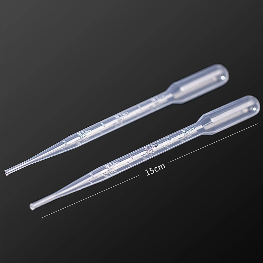 100pcs 3mL Laboratory Pipette Plastic Disposable Graduated Container Cream Transfer Liquid Dropper Equipment Straw Kitchen Tool
100pcs 3mL Laboratory Pipette Plastic Disposable Graduated Container Cream Transfer Liquid Dropper Equipment Straw Kitchen Tool