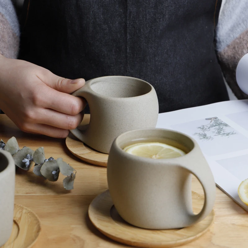 Retro Ceramic Mug Stoneware Coffee Cup Milk Cup Home Japanese Creative TeaCup Office Drinking Mug breakfast cup
Retro Ceramic Mug Stoneware Coffee Cup Milk Cup Home Japanese Creative TeaCup Office Drinking Mug breakfast cup