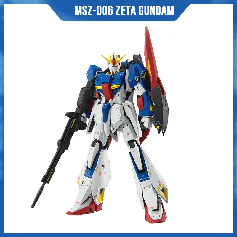 

1/100 Bandai Gunpla Mg Msz-006 Zeta Gundam Ver.ka 20Th Anniversary Assembly Model Collectible Robot Kits Figure Models Kids Gift