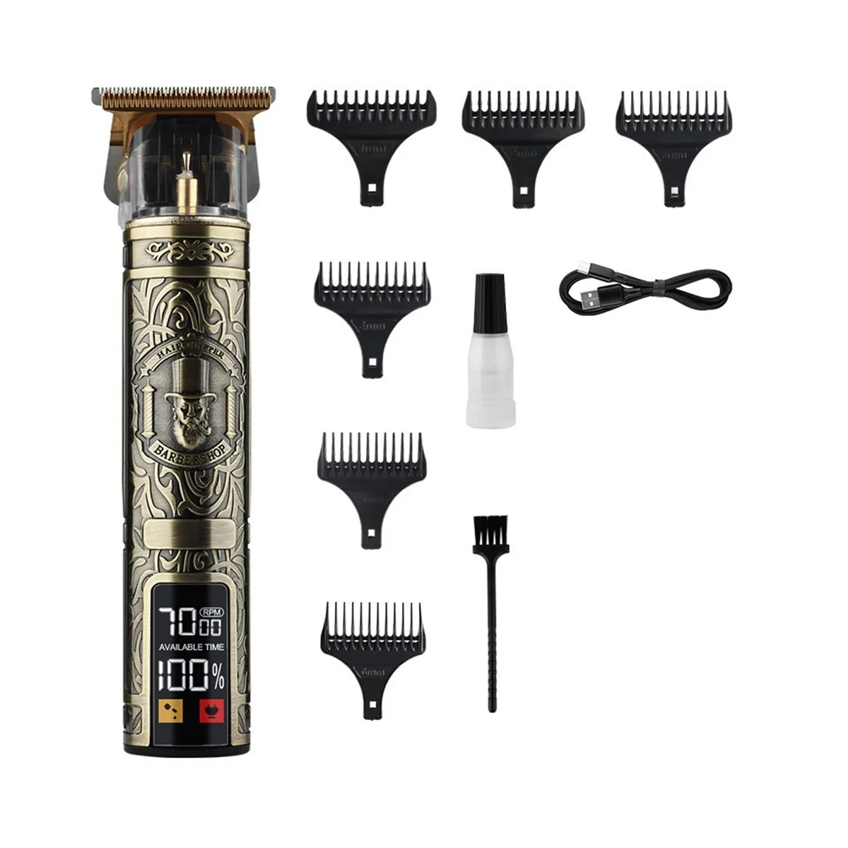 Электрические машинки для стрижки волос, перезаряжаемый через USB триммер для бороды, профессиональная Мужская машинка для стрижки волос, машинка для бороды, Парикмахерская Машинка для стрижки волос, D
Электрические машинки для стрижки волос, перезаряжаемый через USB триммер для бороды, профессиональная Мужская машинка для стрижки волос, машинка для бороды, Парикмахерская Машинка для стрижки волос, D