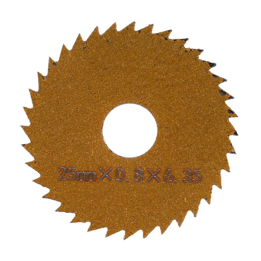 

6pcs Hss Cutting Discs Circular Saw Balde 22/25/32/35/44mm Connecting Rod For Metal Gypsum Board PVC Pipe Wood Rotary Tool