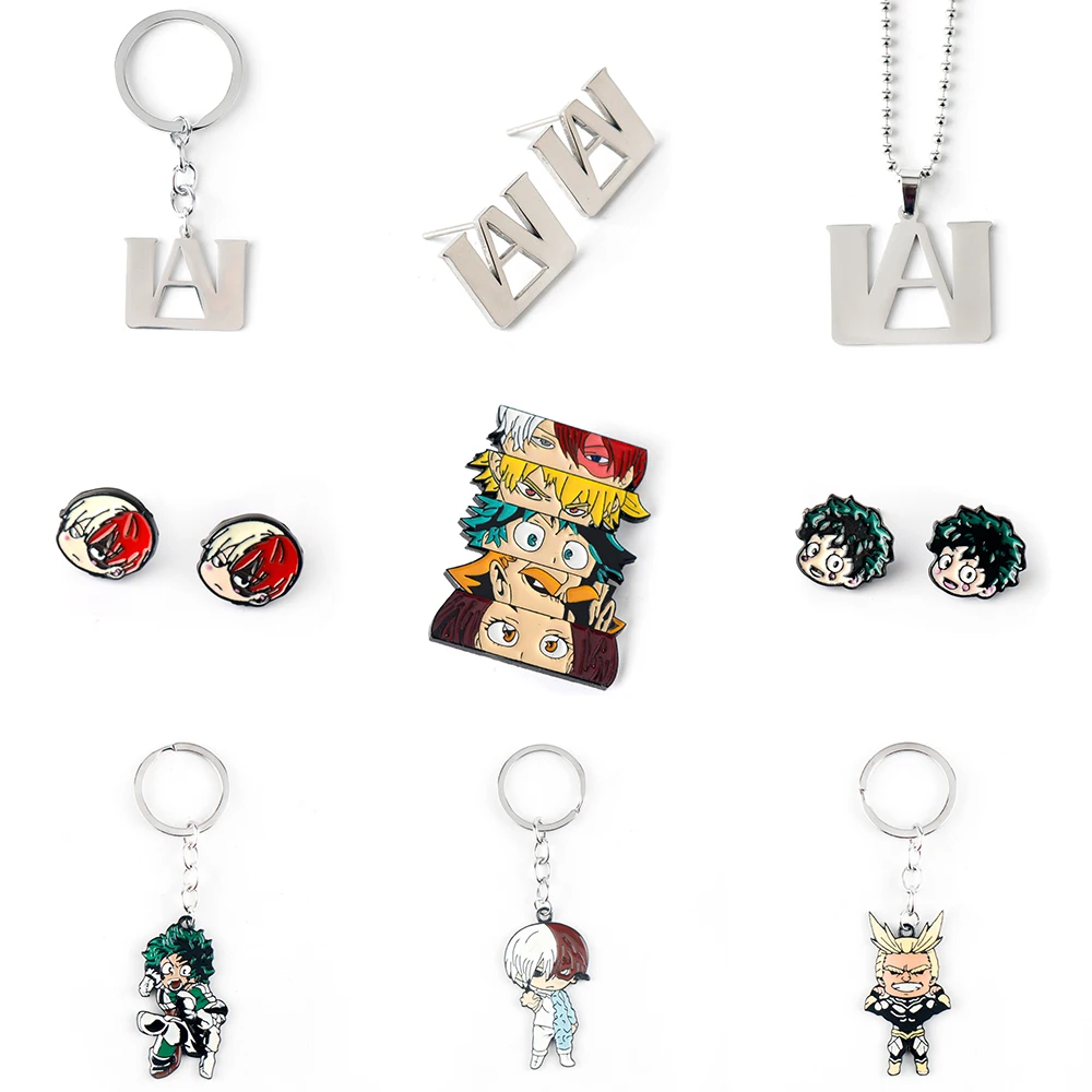 My Hero Academia Keychain Midoriya Izuku BraceletAll·Might Bakugou Katsuki Todoroki Shoto OCHACO URARAKA Chain Necklace Earrings
My Hero Academia Keychain Midoriya Izuku BraceletAll·Might Bakugou Katsuki Todoroki Shoto OCHACO URARAKA Chain Necklace Earrings