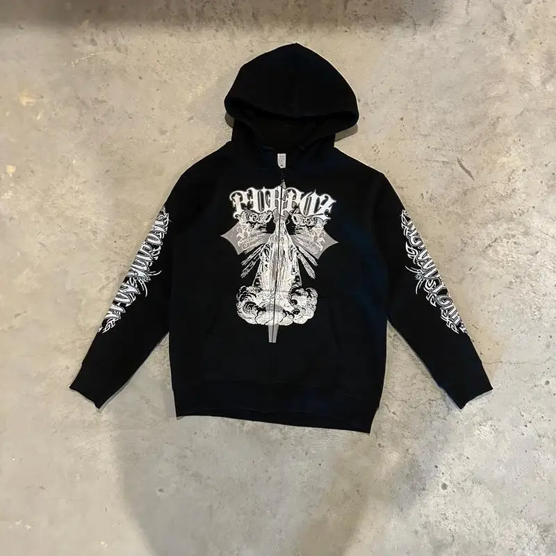 Vintage Spider y2k clothing Hoodies Sweatshirts Long Sleeve Pullover Top Hip hop punk oversize out wear kpop dance clothes Dark
Vintage Spider y2k clothing Hoodies Sweatshirts Long Sleeve Pullover Top Hip hop punk oversize out wear kpop dance clothes Dark