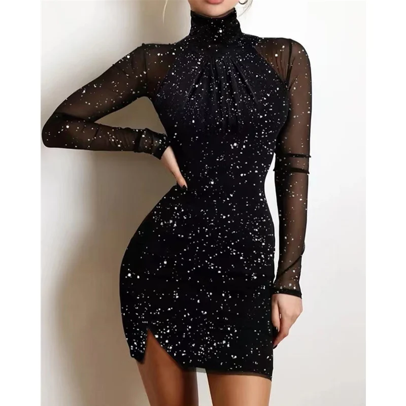 Fashion Turtleneck Slim Fit Long Sleeve Turtleneck Bodycon Dress Women Sexy High Waist Corset Evening Party Cocktail Dress
Fashion Turtleneck Slim Fit Long Sleeve Turtleneck Bodycon Dress Women Sexy High Waist Corset Evening Party Cocktail Dress