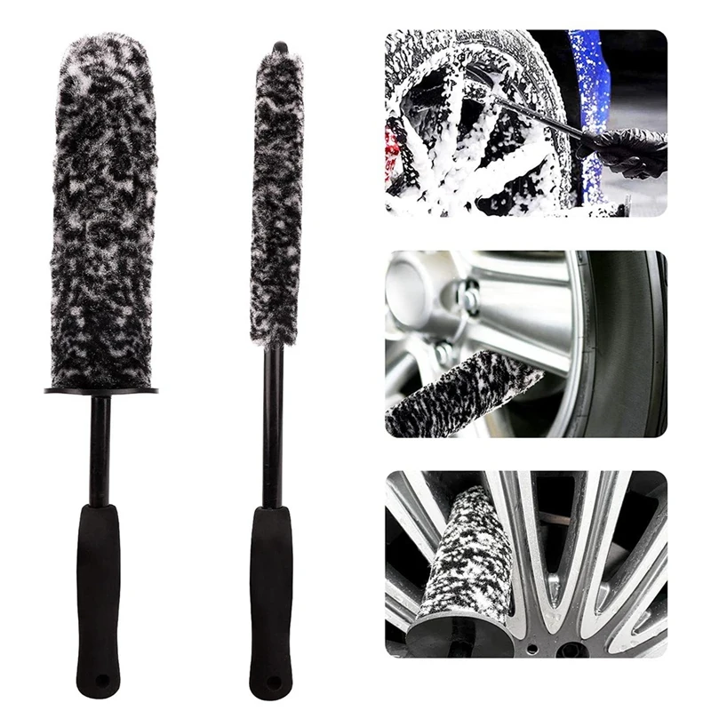 2Pcs Car Wheel Cleaning Brush Car Wheel Microfiber Wheel Brush Long Handle Rim Cleaning Brush Car Wash Brush
2Pcs Car Wheel Cleaning Brush Car Wheel Microfiber Wheel Brush Long Handle Rim Cleaning Brush Car Wash Brush