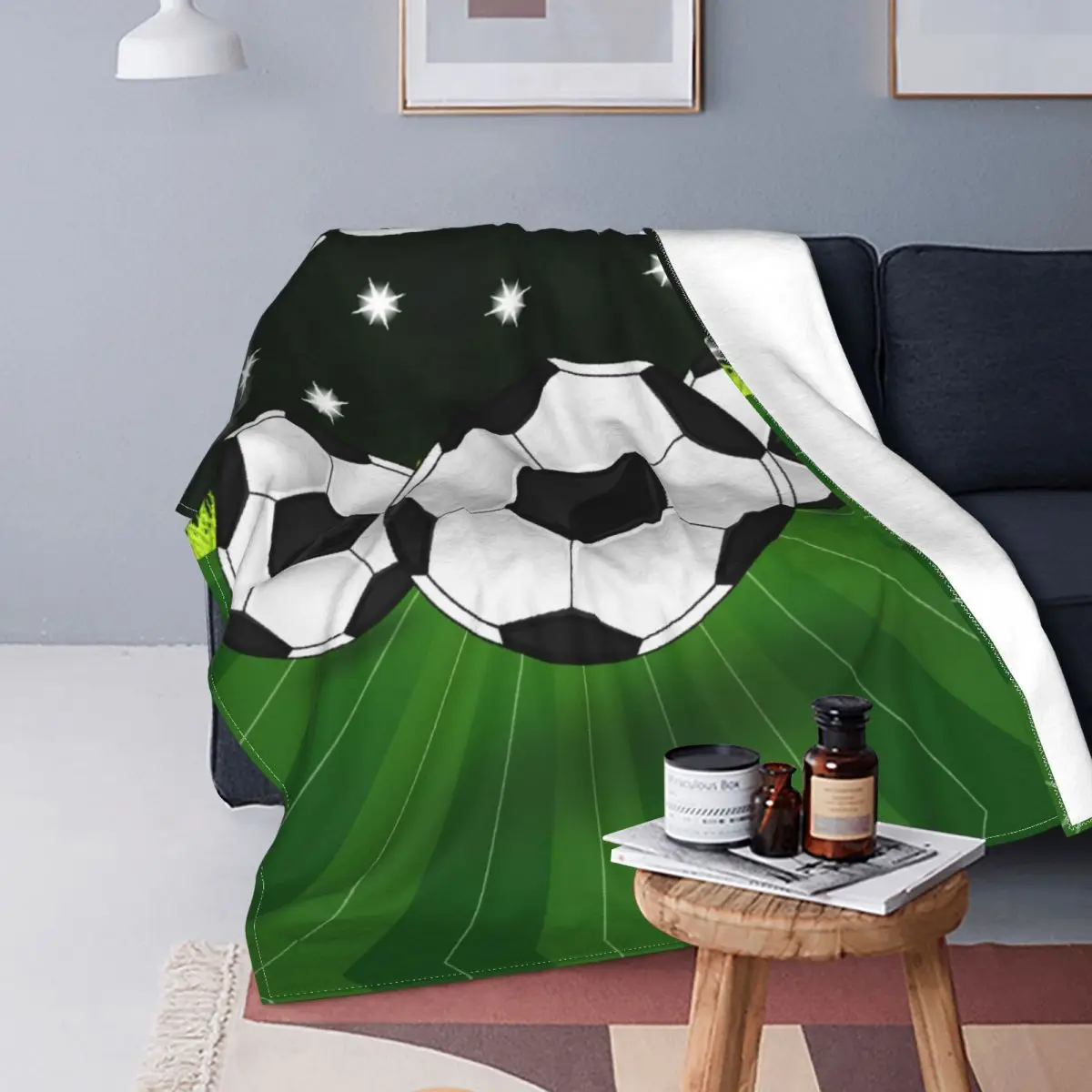 Soccer Football Flannel Blankets Balls Sports Funny Throw Blankets for Home 200x150cm Rug Piece
Soccer Football Flannel Blankets Balls Sports Funny Throw Blankets for Home 200x150cm Rug Piece