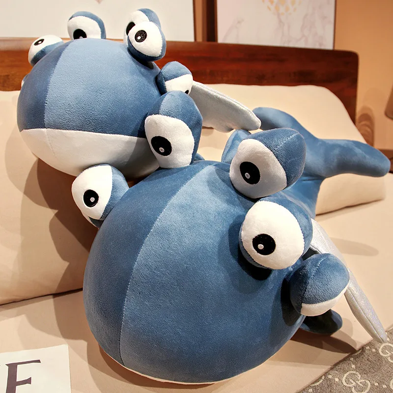Funny Creative Six Eyes Flying Fish Plush Doll Kawaii Monster Sea Animal Soft Blue Whale Pillow Stuffed Toys Kids Birthday Gifts 
Funny Creative Six Eyes Flying Fish Plush Doll Kawaii Monster Sea Animal Soft Blue Whale Pillow Stuffed Toys Kids Birthday Gifts