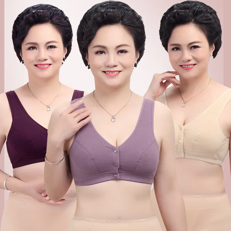 Plus Size Front Closure Bra Women's Comfortble Wide Shoulder Strap Cotton Underwear Leisure Breathable Bralette Vest Brassiere
Plus Size Front Closure Bra Women's Comfortble Wide Shoulder Strap Cotton Underwear Leisure Breathable Bralette Vest Brassiere