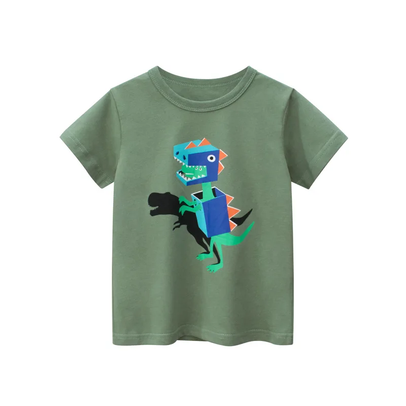 2022 Trendy Summer Children's Clothing New Boys Short Sleeve T-Shirt 3D Cartoon Dinosaur Print Tops Tees Kids Clothes Dropshippi
2022 Trendy Summer Children's Clothing New Boys Short Sleeve T-Shirt 3D Cartoon Dinosaur Print Tops Tees Kids Clothes Dropshippi