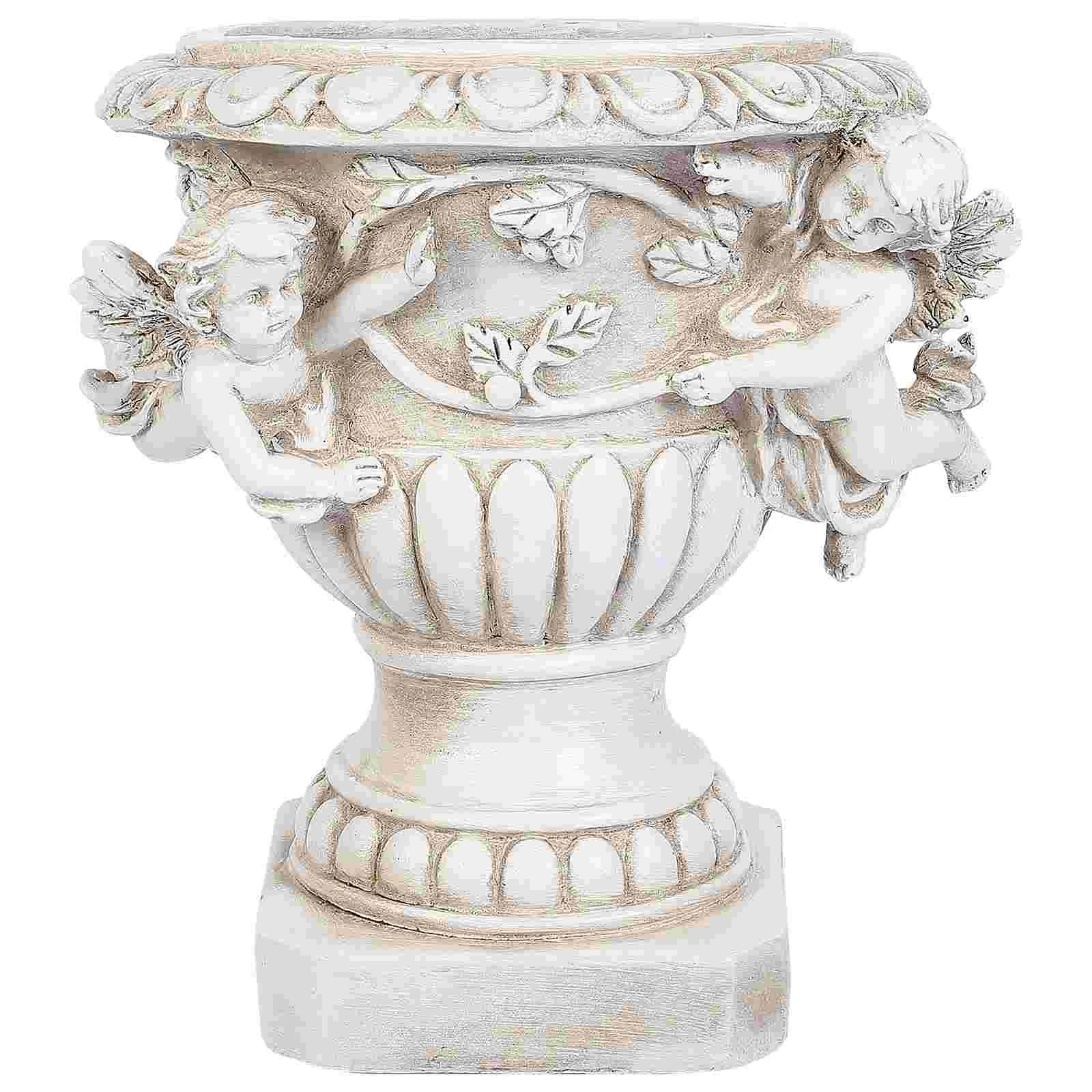 1PC European Style Resin Crafts Flowerpot Creative Resin Flowerpot Decor for Gardening Garden
1PC European Style Resin Crafts Flowerpot Creative Resin Flowerpot Decor for Gardening Garden