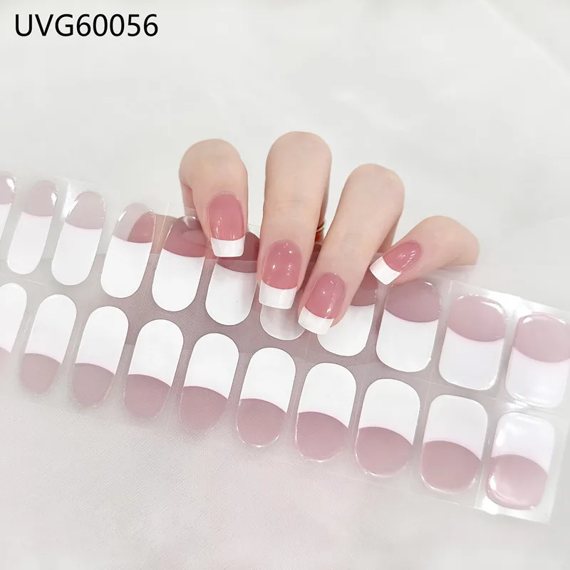 Gel Nail Art Sliders Set UV Lamp Need Semi Cured Gel Nail Stickers French White Border Design Nail Wraps Manicure decoration
Gel Nail Art Sliders Set UV Lamp Need Semi Cured Gel Nail Stickers French White Border Design Nail Wraps Manicure decoration