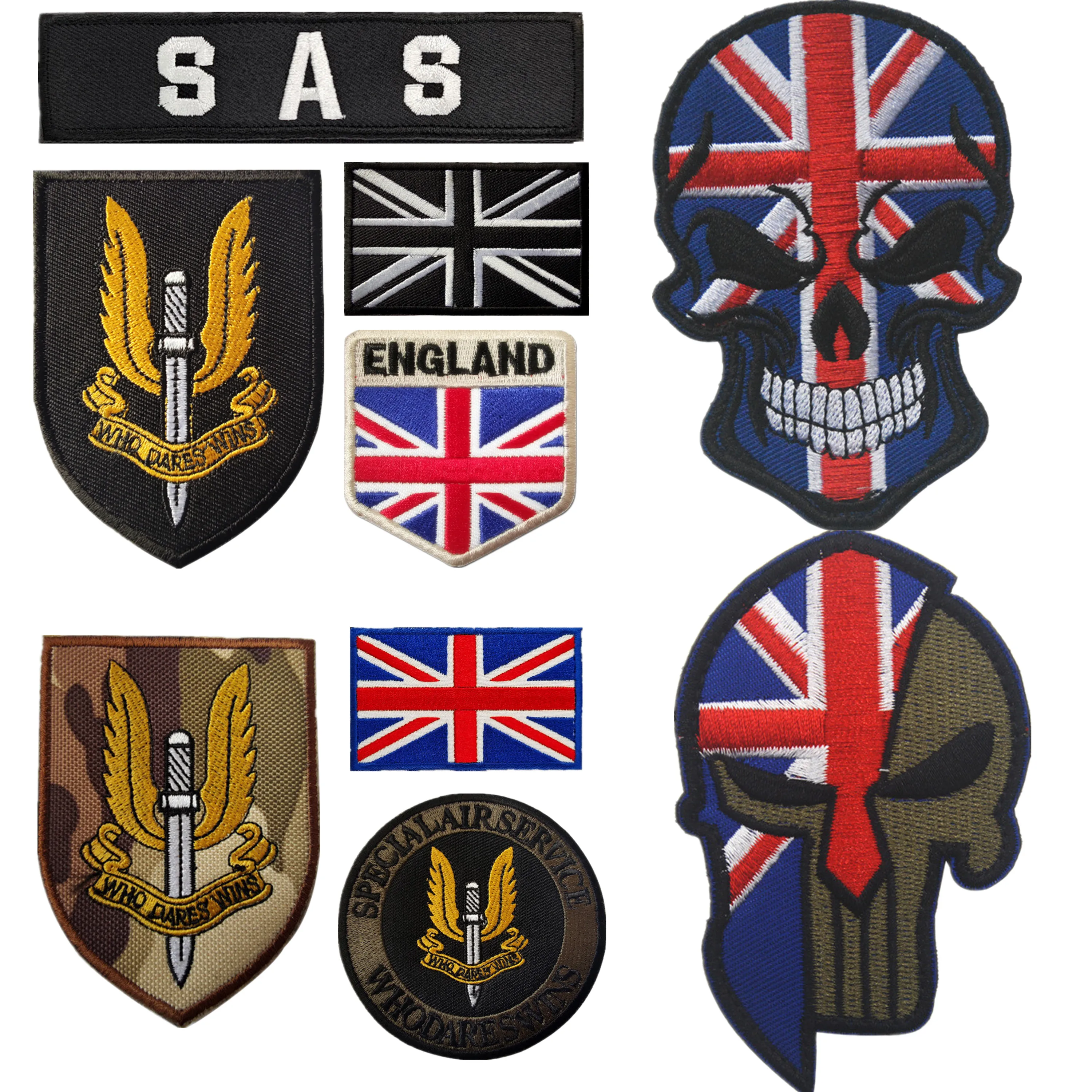 UK Military Tactical Patch SAS Special Air Service Unit Outdoor Special Operations Unit Clothing Backpack Cloth Sticker Pendant
UK Military Tactical Patch SAS Special Air Service Unit Outdoor Special Operations Unit Clothing Backpack Cloth Sticker Pendant
