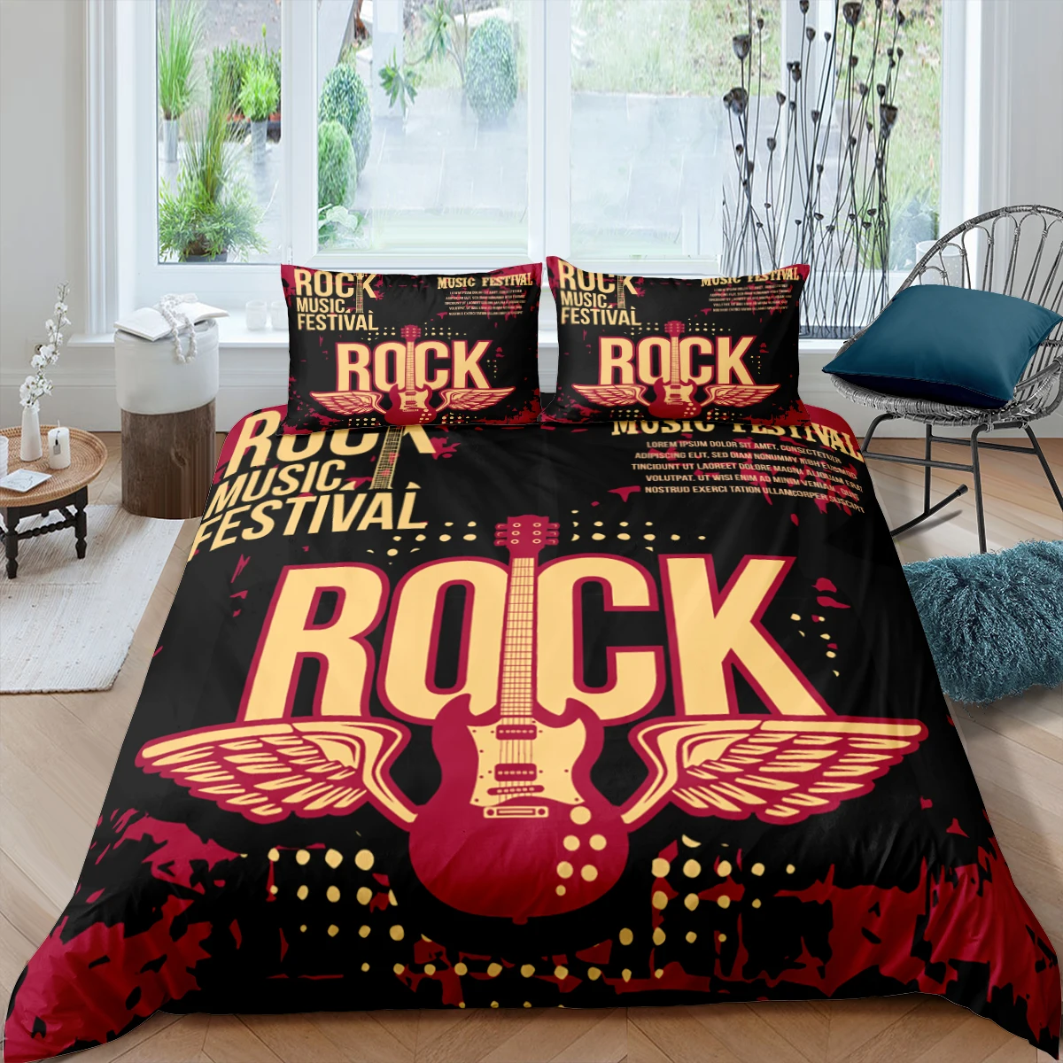 Комплект постельного белья Rock Music King Queen, пододеяльник для электрогитары в стиле панк, Молодежный модный, в стиле хип-хоп, 2/3 предмета
Комплект постельного белья Rock Music King Queen, пододеяльник для электрогитары в стиле панк, Молодежный модный, в стиле хип-хоп, 2/3 предмета