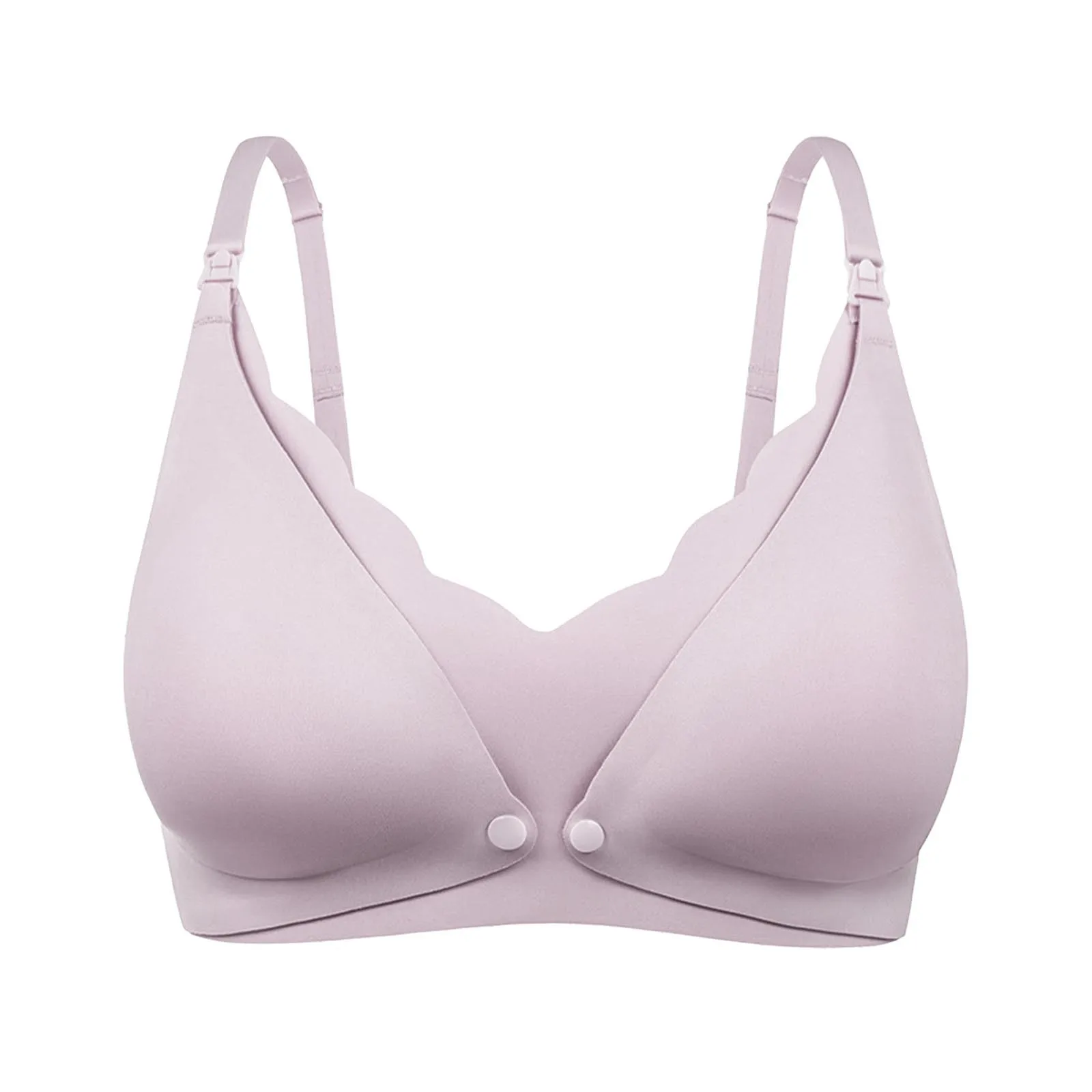 Women's Seamless Lace Nursing Bra Wire With Front Double Opening Clasp For Pregnancy And Postpartum Comfort Strap Less Bra
Women's Seamless Lace Nursing Bra Wire With Front Double Opening Clasp For Pregnancy And Postpartum Comfort Strap Less Bra
