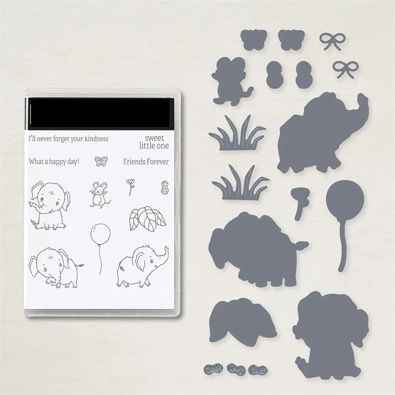 Elephant Metal Cutting Dies And Rubber Stamps For Making Card Scrapbooking Paper Puncher Craft Knife Mould Blade Template New
Elephant Metal Cutting Dies And Rubber Stamps For Making Card Scrapbooking Paper Puncher Craft Knife Mould Blade Template New