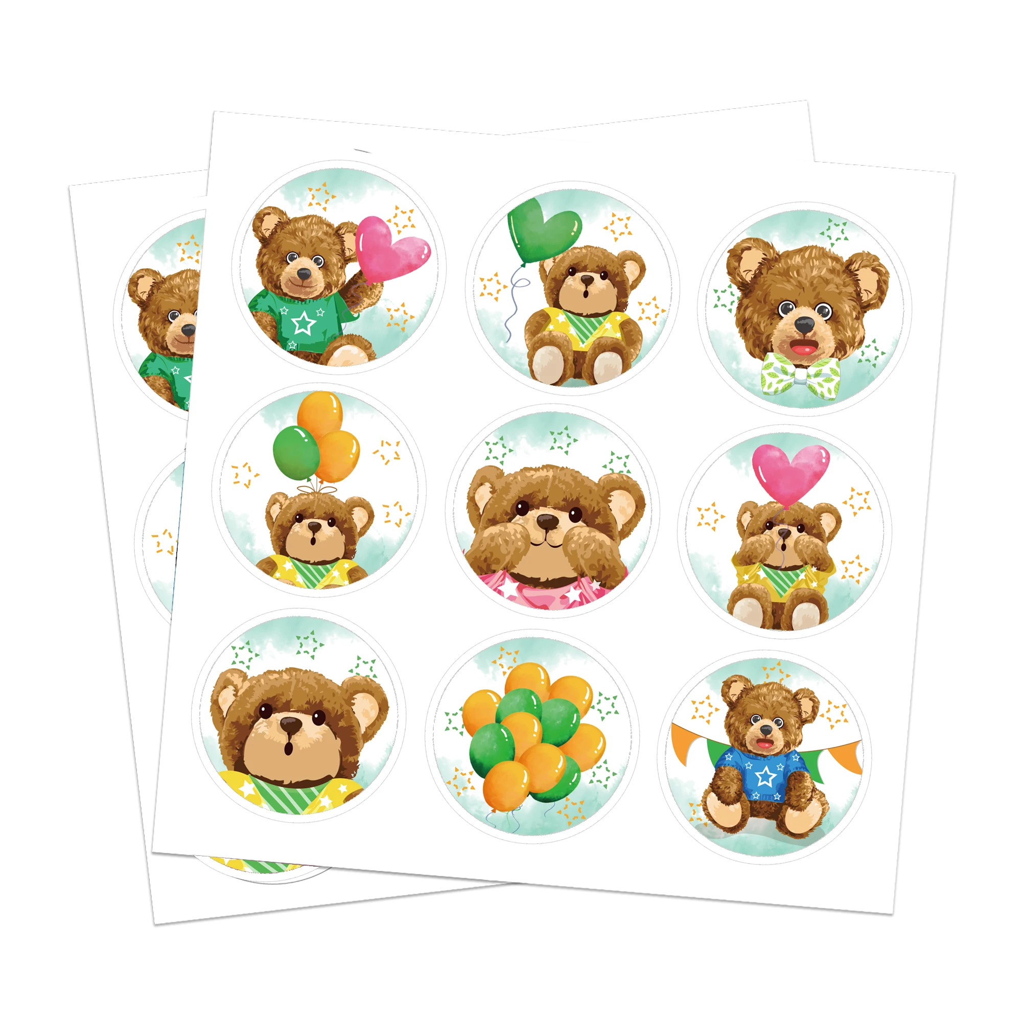 KK174 180pcs Kawaii Cartoon Animals Bear Sweet Birthday Party Stickers for Gift Bags Sealing Label Baking Souvenir Decorations
KK174 180pcs Kawaii Cartoon Animals Bear Sweet Birthday Party Stickers for Gift Bags Sealing Label Baking Souvenir Decorations