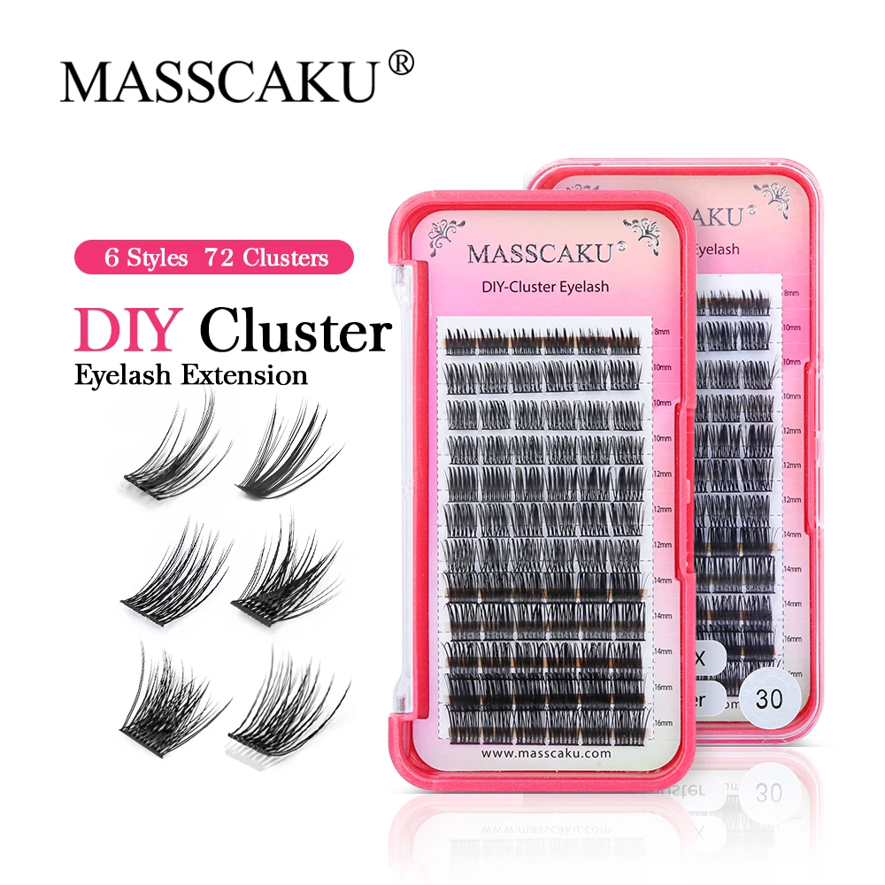 MASSCAKU Dramatic Lash Bundles DIY Clusters Easy Grafting Cosplay Lashes Extensions Super Soft Individual Eyelash Supplies
MASSCAKU Dramatic Lash Bundles DIY Clusters Easy Grafting Cosplay Lashes Extensions Super Soft Individual Eyelash Supplies