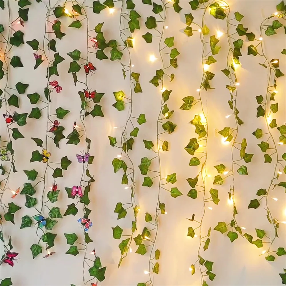 2 Meter 10 Leds Artificial VInes String Light USB/Battery Powered Ivy Leaves Holiday Decoration for Party,Christmas,New Year
2 Meter 10 Leds Artificial VInes String Light USB/Battery Powered Ivy Leaves Holiday Decoration for Party,Christmas,New Year