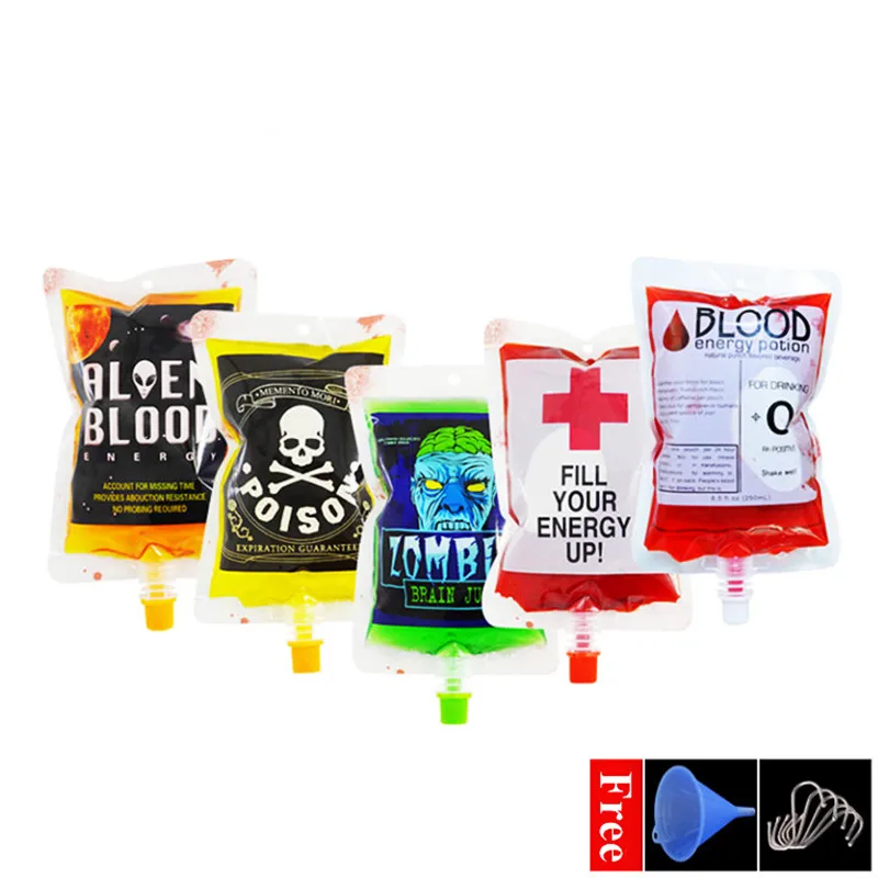 20PCS 150~250ML Plastic Hanging Spout Bags Water Coffee Milk Beer Juice Bar Christmas Halloween Party Birthday Portable Pouches
20PCS 150~250ML Plastic Hanging Spout Bags Water Coffee Milk Beer Juice Bar Christmas Halloween Party Birthday Portable Pouches