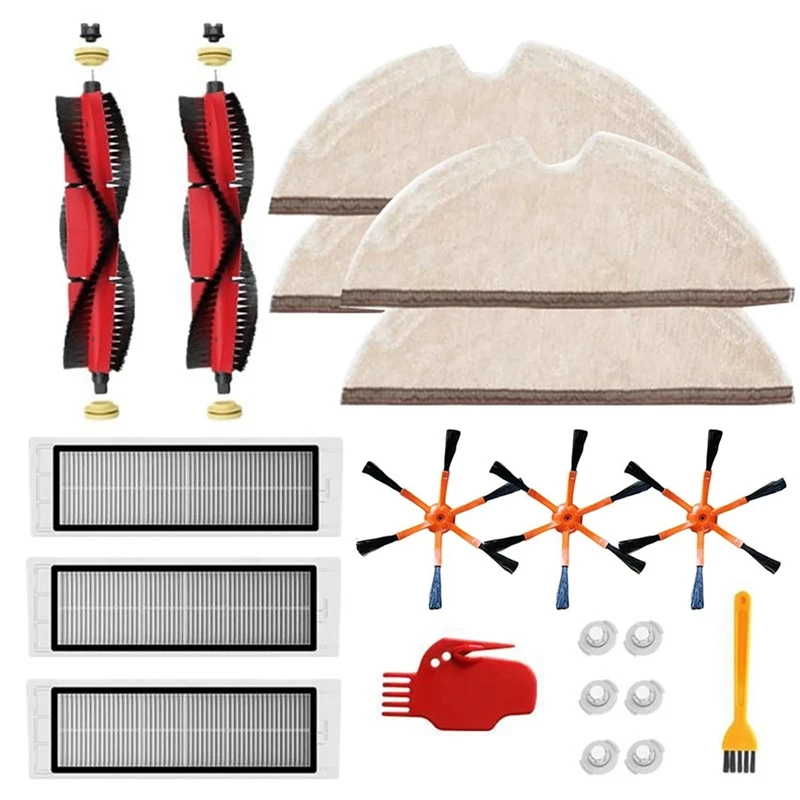 Vacuum Cleaner Parts Filter Kits For Xiaomi Roborock S6 S60 S65 S5 MAX T6 Robot Vacuum Accessories Filter Side Brush
Vacuum Cleaner Parts Filter Kits For Xiaomi Roborock S6 S60 S65 S5 MAX T6 Robot Vacuum Accessories Filter Side Brush