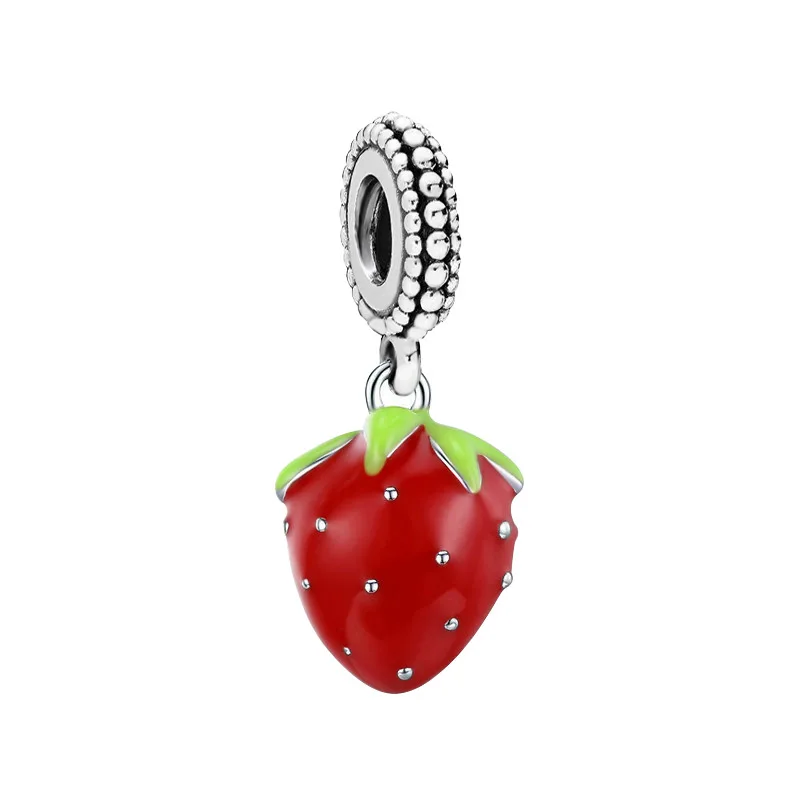 Red Enamel Strawberry Pendant Men Fit Original Pan Charms Bracelet Women Cute Simulation Fruit Beads for Jewelry Making DIY Gift
Red Enamel Strawberry Pendant Men Fit Original Pan Charms Bracelet Women Cute Simulation Fruit Beads for Jewelry Making DIY Gift