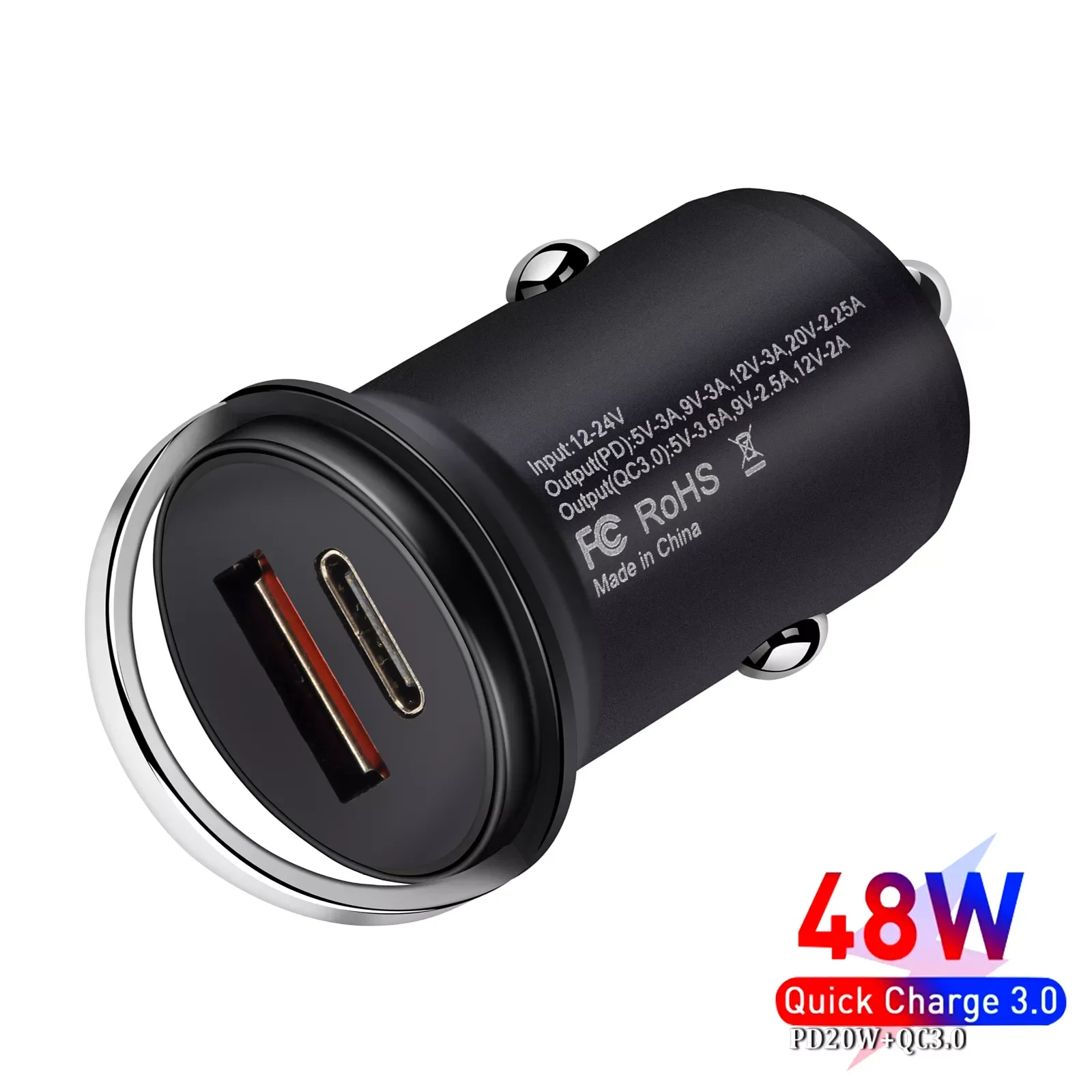 USB Car Charger Mini QC3.0 Quick Charge 48W PD Fast For iPhone13 12 Huawei Xiaomi Type C Mobile Phone For Samsung Dual ports
USB Car Charger Mini QC3.0 Quick Charge 48W PD Fast For iPhone13 12 Huawei Xiaomi Type C Mobile Phone For Samsung Dual ports
