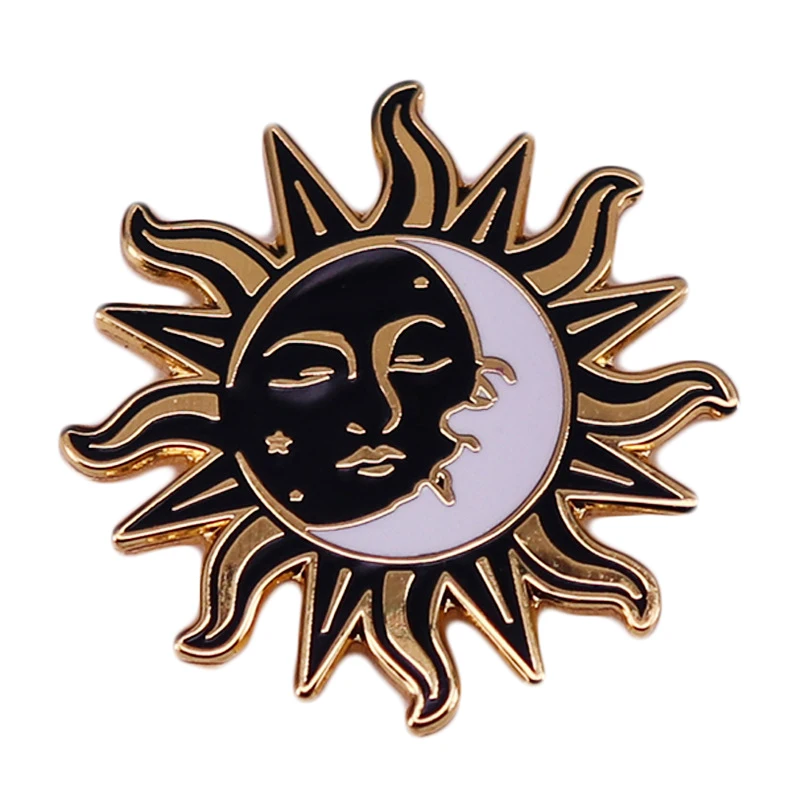 Jewelry Pins for backpacks Lapel Enamel Pins and Brooches Badge Bags backpacks Decoration Friend Kids for Gifts The Sun And Moon
Jewelry Pins for backpacks Lapel Enamel Pins and Brooches Badge Bags backpacks Decoration Friend Kids for Gifts The Sun And Moon