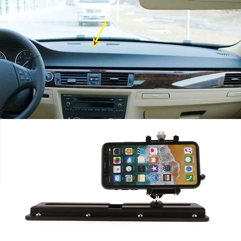 For BMW 3 Series E90 E92 E93 05-12 Aluminum alloy Black Car dashboard Phone Holder Mobile GPS navigation bracket Car Accessories
For BMW 3 Series E90 E92 E93 05-12 Aluminum alloy Black Car dashboard Phone Holder Mobile GPS navigation bracket Car Accessories