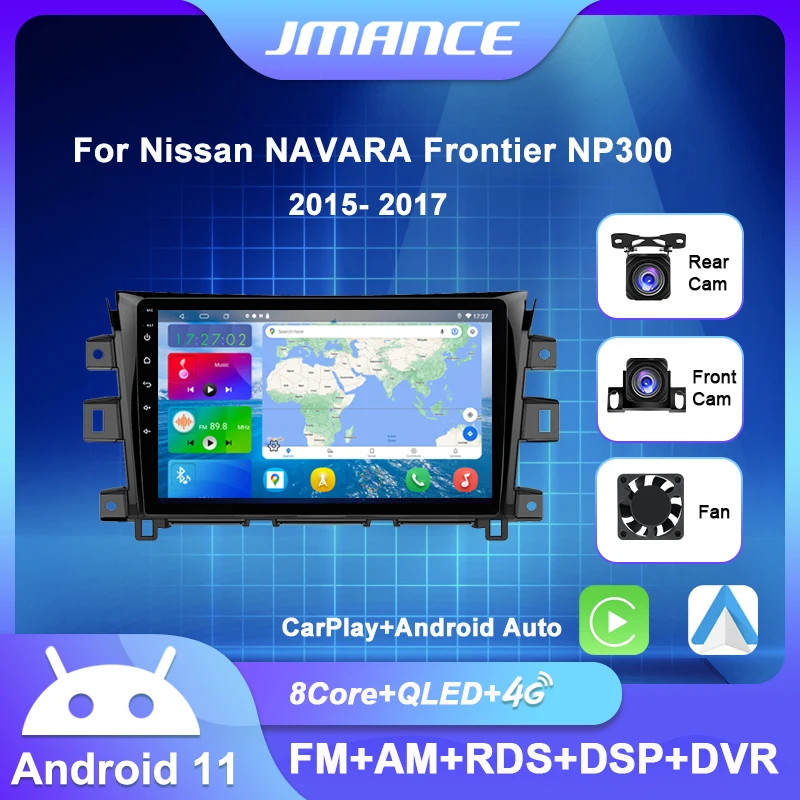 Автомагнитола JMANCE для Nissan NAVARA Frontier NP300 2015-2018, мультимедийный проигрыватель с навигацией, GPS, CarPlay, стерео, Android, 2din, DVD
Автомагнитола JMANCE для Nissan NAVARA Frontier NP300 2015-2018, мультимедийный проигрыватель с навигацией, GPS, CarPlay, стерео, Android, 2din, DVD