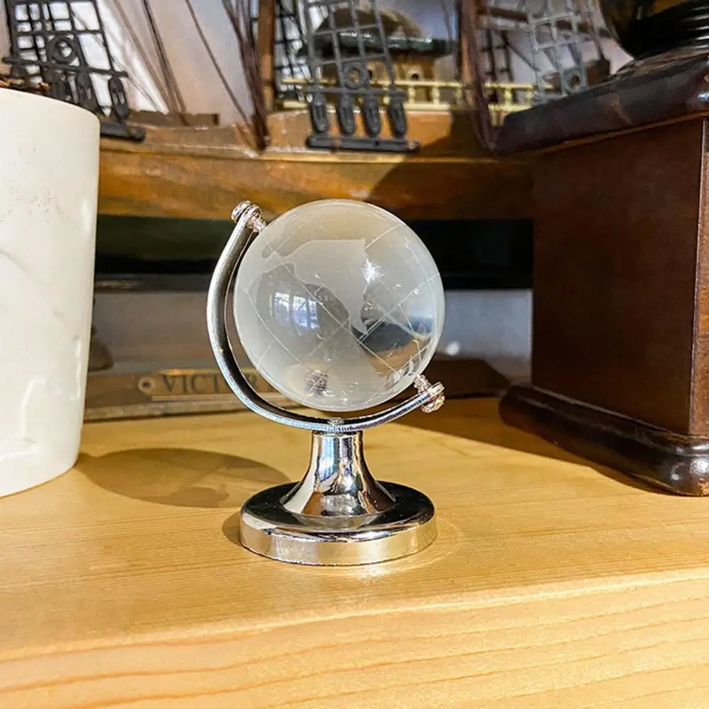 Round Earth Globe Delicate Practical Mini Artificial Crystal Sphere Ball for Office
Round Earth Globe Delicate Practical Mini Artificial Crystal Sphere Ball for Office