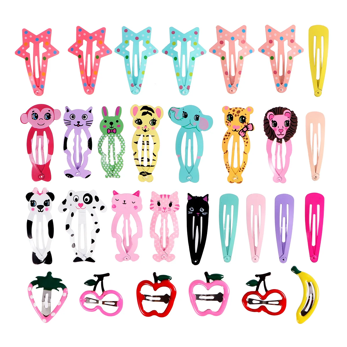 30pcs Hair Cartoon Hair Clips Hair Barrettes Hair Slide Party Headress for Children Girl Toddler ( Colorful )
30pcs Hair Cartoon Hair Clips Hair Barrettes Hair Slide Party Headress for Children Girl Toddler ( Colorful )