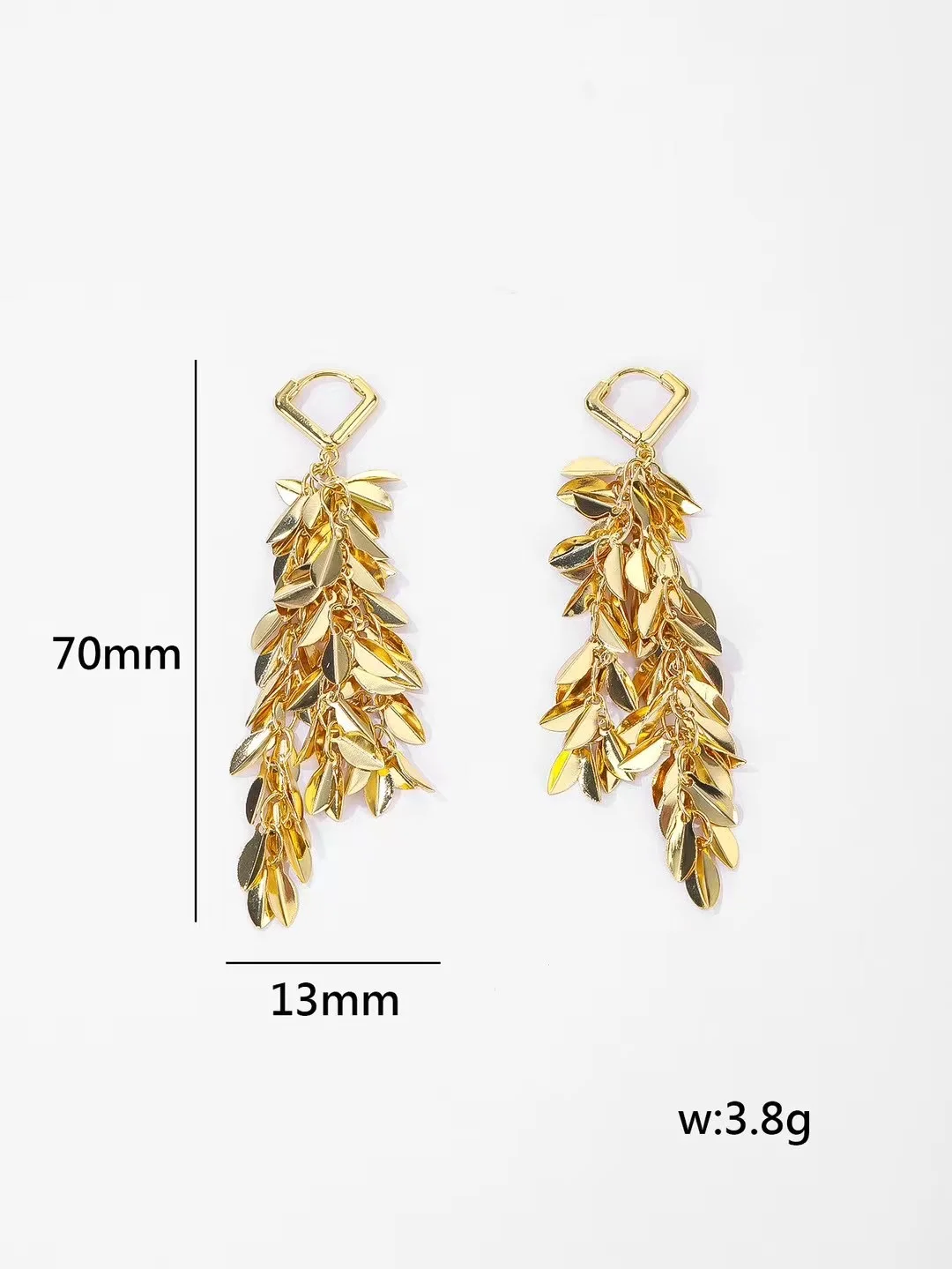 Bridesmaid Embossed Leaf Tree Branch Earring Hand Wired Bridal Boho Tassel Studs Wedding Goddess Leaves Dangle Earrings
Bridesmaid Embossed Leaf Tree Branch Earring Hand Wired Bridal Boho Tassel Studs Wedding Goddess Leaves Dangle Earrings