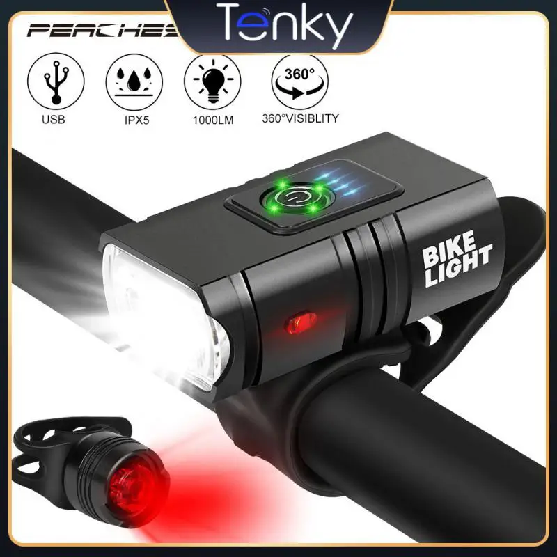 Bike Bicycle Light USB LED Rechargeable Set Mountain Cycle Front Back Headlight Lamp Flashlight 6Modes Headlight Bike Accessorie
Bike Bicycle Light USB LED Rechargeable Set Mountain Cycle Front Back Headlight Lamp Flashlight 6Modes Headlight Bike Accessorie