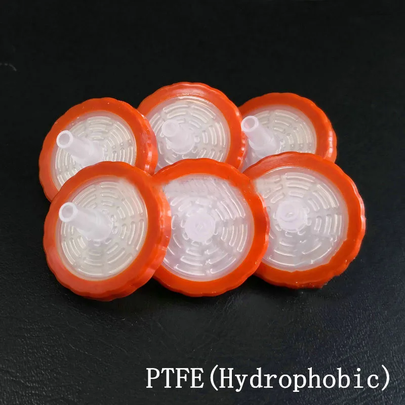 100pcs lab DIA13/25mm Membrane Pore size 0.22/0.45/2.0um Disposable PTFE Membrane Hydrophobic Syringe Filter
100pcs lab DIA13/25mm Membrane Pore size 0.22/0.45/2.0um Disposable PTFE Membrane Hydrophobic Syringe Filter
