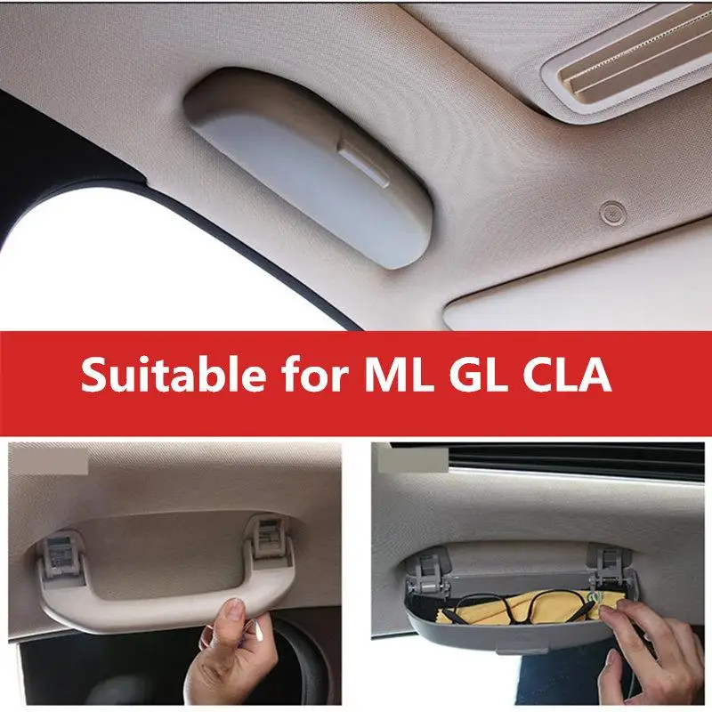 Glasses Case Sunglass Holder Case Box For Mercedes Benz ML W164 W166 GL X166 X164 CLA C117 Car Storage Box Handrail Refitting
Glasses Case Sunglass Holder Case Box For Mercedes Benz ML W164 W166 GL X166 X164 CLA C117 Car Storage Box Handrail Refitting