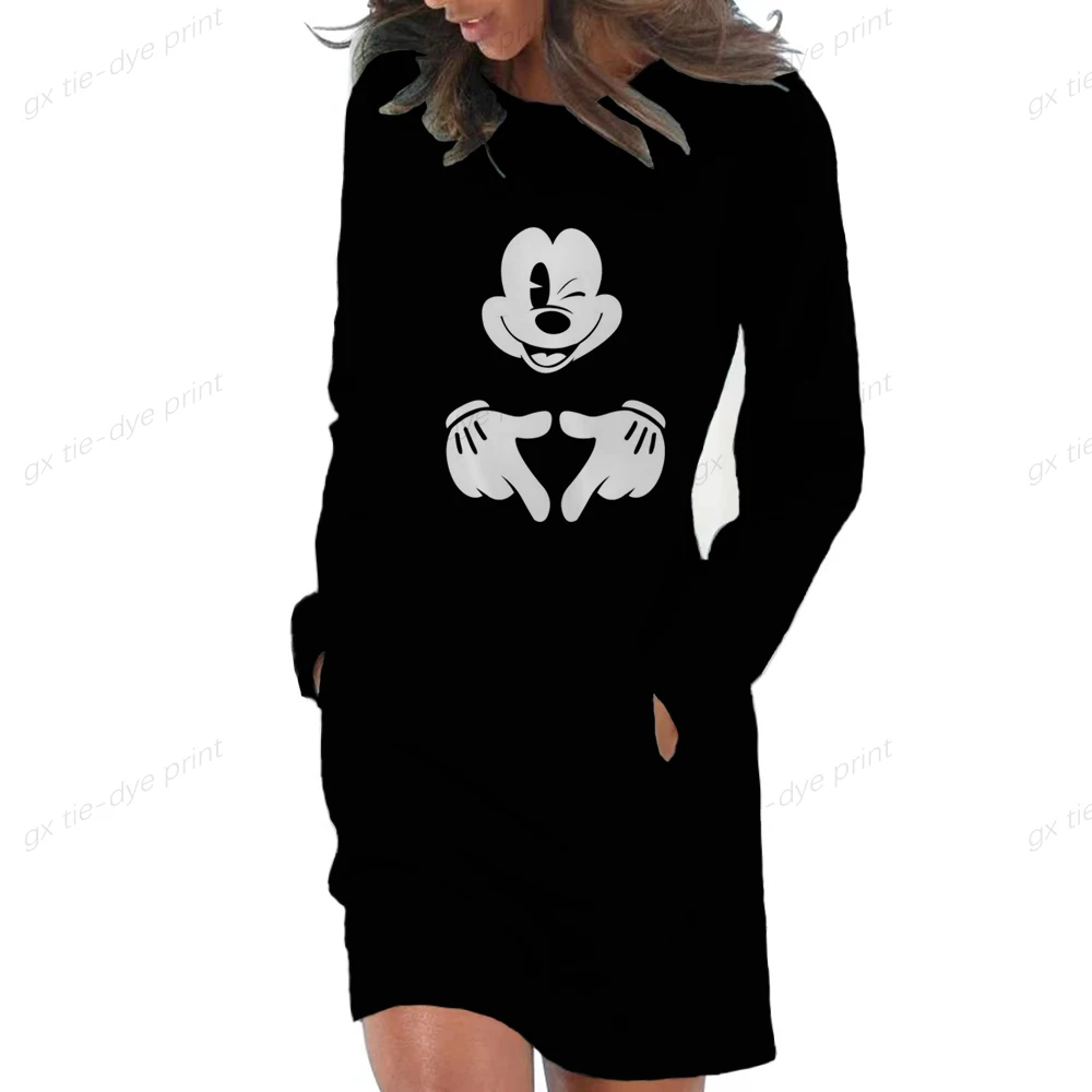 Disney Minnie Mickey Print Women's Oversized Sweatshirts Long Sleeve Crew Neck Pullover Sweatshirt Casual long Hoodie Tops
Disney Minnie Mickey Print Women's Oversized Sweatshirts Long Sleeve Crew Neck Pullover Sweatshirt Casual long Hoodie Tops