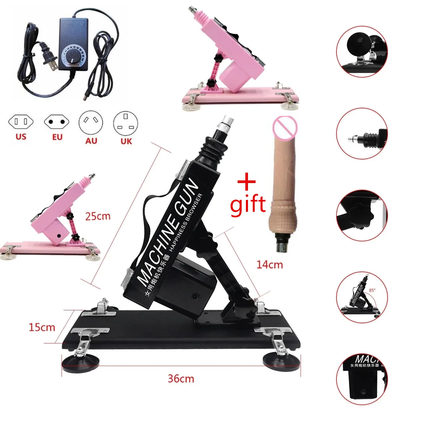 Adjustable Speed 100V to 240V DC Electric Motor Telescopic Linear Actuator 45mm Stroke Reciprocating Mechanism Connector DIY Toy
Adjustable Speed 100V to 240V DC Electric Motor Telescopic Linear Actuator 45mm Stroke Reciprocating Mechanism Connector DIY Toy
