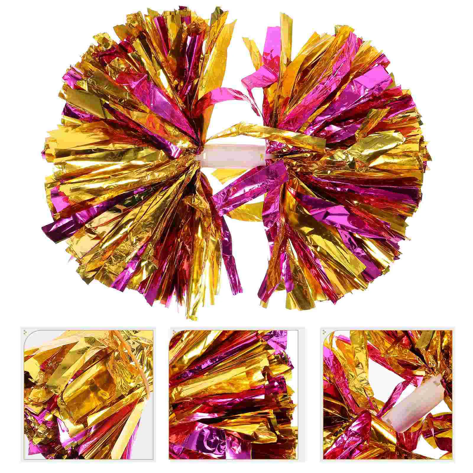 Cheerleader Hand Foil Pompoms Dance Outfit Cheering Aerobics Flower Flowers Colored Balls Supply Costume Accessory
Cheerleader Hand Foil Pompoms Dance Outfit Cheering Aerobics Flower Flowers Colored Balls Supply Costume Accessory