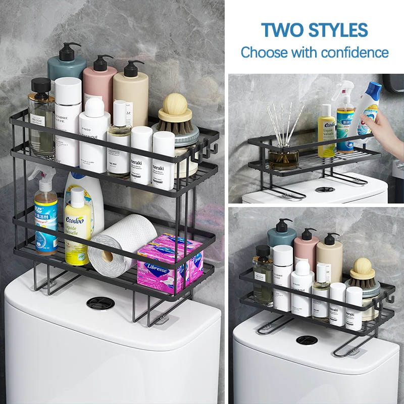 Toilet Shelf Storage Rack No-drill Corner Shelf Shower Storage Rack Wall-mounted Storage Toilet Organizer Bathroom Accessories
Toilet Shelf Storage Rack No-drill Corner Shelf Shower Storage Rack Wall-mounted Storage Toilet Organizer Bathroom Accessories