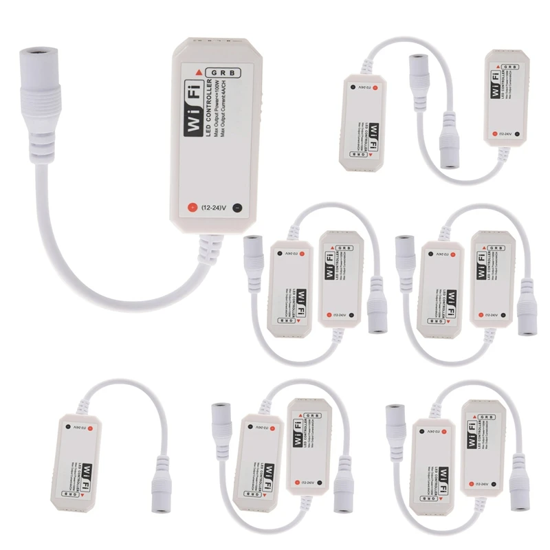 20X LED Wifi Remote Controller Works With Alexa/Google Home Voice Control For 5050/3528 RGB LED Strip Lights
20X LED Wifi Remote Controller Works With Alexa/Google Home Voice Control For 5050/3528 RGB LED Strip Lights