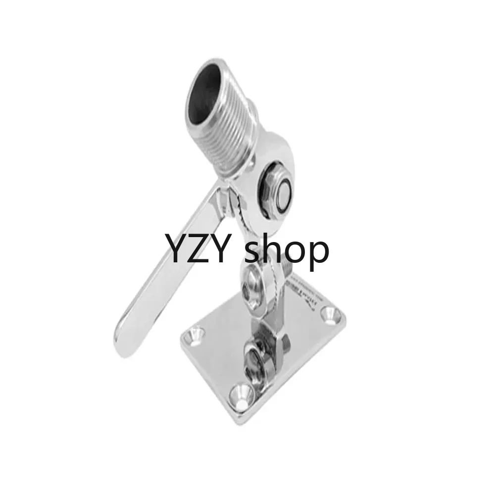 Stainless Steel Marine VHF Antenna Mount Dual Axis Heavy Duty Ratchet Mount Adjustable Base Mount for Boats Rowing Accessories
Stainless Steel Marine VHF Antenna Mount Dual Axis Heavy Duty Ratchet Mount Adjustable Base Mount for Boats Rowing Accessories